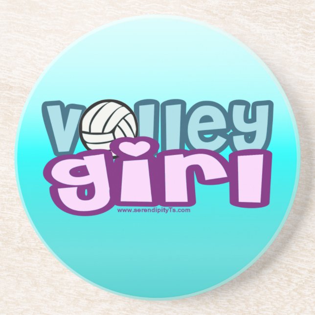Posavasos De Arenisca Volley Chica (Frente)