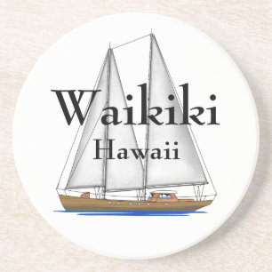 Posavasos De Arenisca Waikiki Hawaii