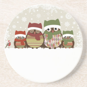 Posavasos De Arenisca Warmest Wishes Owu Family Sandstone Coaster