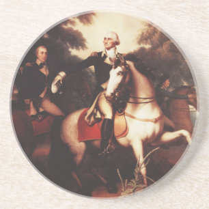 Posavasos De Arenisca Washington Antes de Yorktown por Rembrandt Peale
