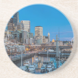 Posavasos De Arenisca Waterfront y Downtown