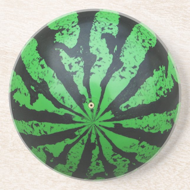 Posavasos De Arenisca Watermelon Football / Soccer Ball (Frente)