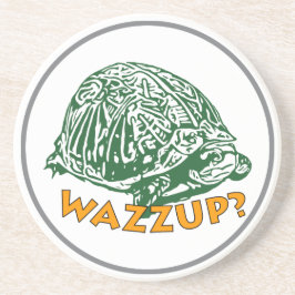 Posavasos De Arenisca Wazzup - Turtle Sandstone Drink Coaster