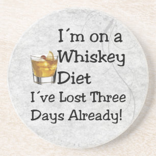 Posavasos De Arenisca Whiskey Diet