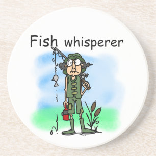 Posavasos De Arenisca Whisperer de los pescados