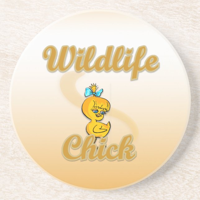 Posavasos De Arenisca Wildlife Chick (Frente)