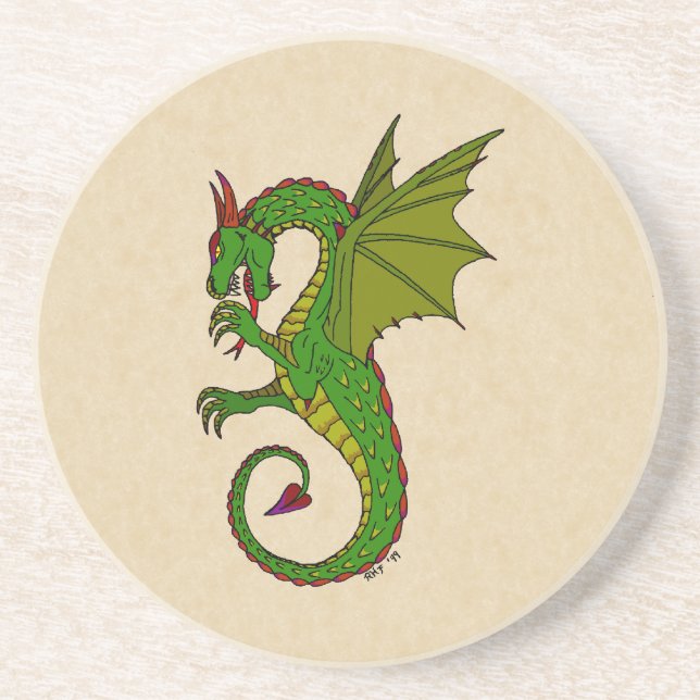Posavasos De Arenisca Wyvern (Frente)