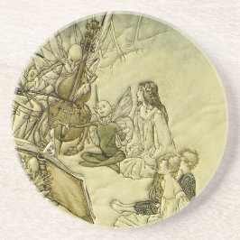 Posavasos De Arenisca Y una canción de hadas - Arturo Rackham