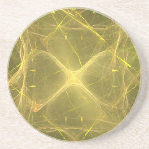 Posavasos De Arenisca Yellows de Swirling