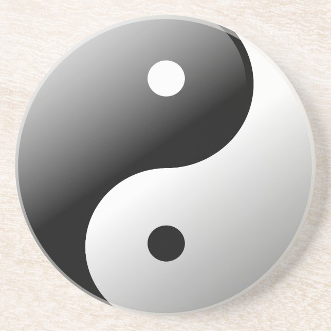 Posavasos De Arenisca Yin Yang (Frente)