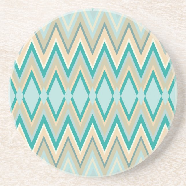 Posavasos De Arenisca zigzag-phones diagonal (Frente)