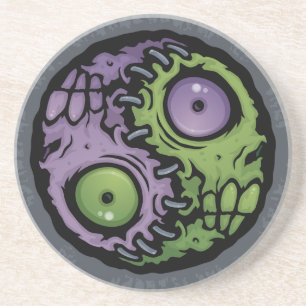 Posavasos De Arenisca Zombie Yin-Yang