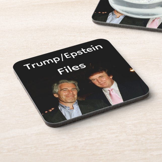 Posavasos de Bebida Archivos Trump/Epstein (Lado Izquierdo)