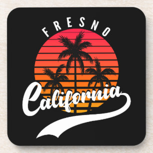 Posavasos de Bebida de la Puesta de Sol Retro de F