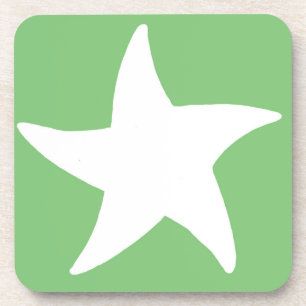 Posavasos de Bebida Estrella de Mar Verde