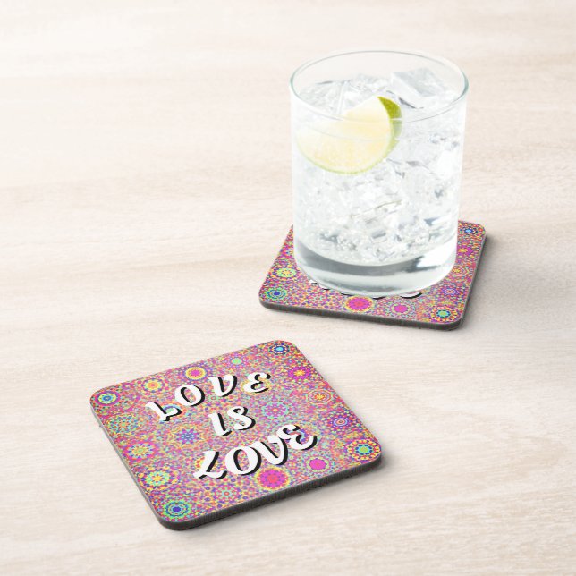 Posavasos de Bebida Orgullo Amor Es Amor (Lado Derecho)