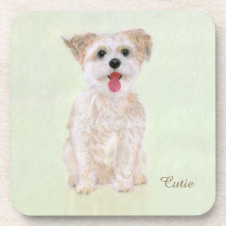 Posavasos de bebida para perro Morkie