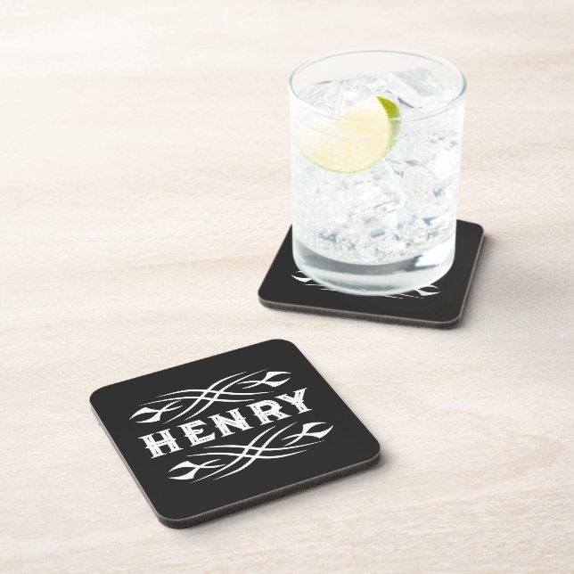 Posavasos de bebida personalizado con diseño de ta (Lado Derecho)