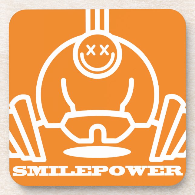 posavasos de bebida smilepower (Frente)