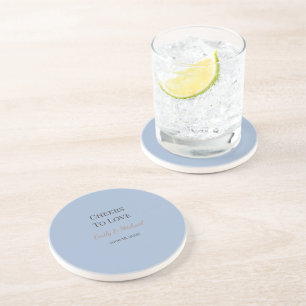 Posavasos de boda Brindis al Favor del Amor