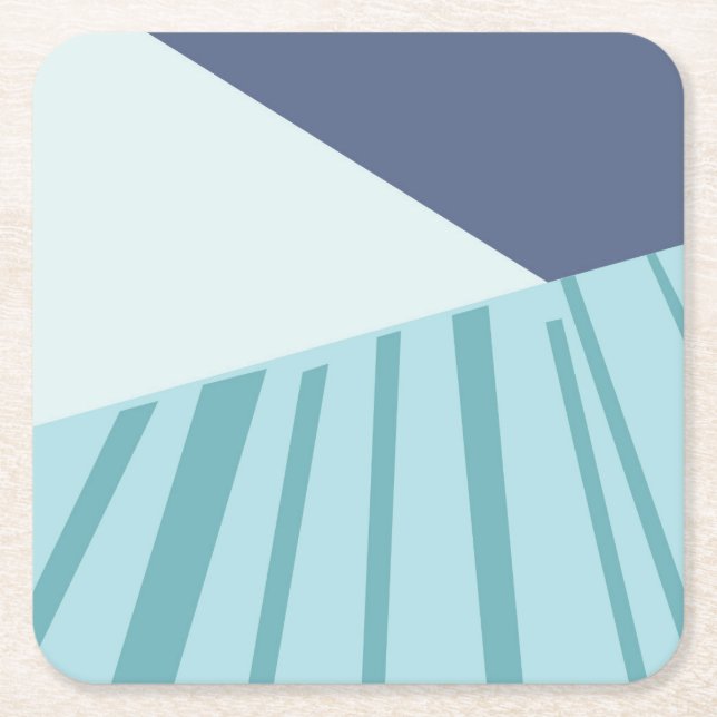 Posavasos de cartón blå (Anverso)