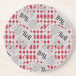 Posavasos de cerámica "Elefante en acción"