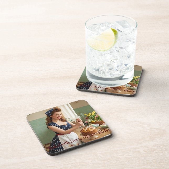 Posavasos de cocina personalizado para bebida con  (Lado Derecho)