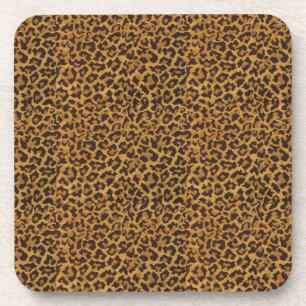 Posavasos de corcho con estampado de leopardo RAB