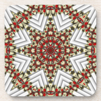 Posavasos de corcho de patchwork de Navidad Countr