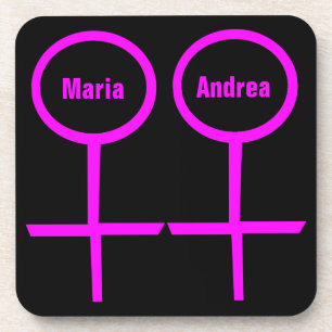 Posavasos de corcho personalizable para amantes le