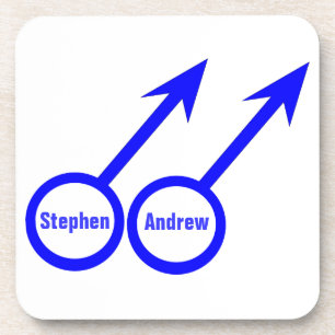 Posavasos de corcho personalizables para amantes g