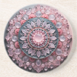 Posavasos de Cuarzo Rosa