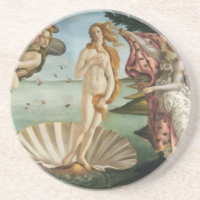 Posavasos de El nacimiento de Venus de Sandro (Frente)