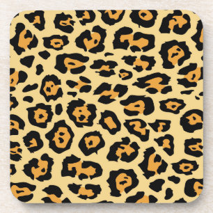 posavasos de estampado de jaguar