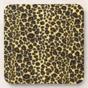 Posavasos de Estampado de Leopardo