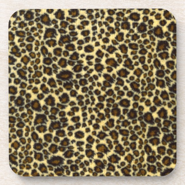 Posavasos de Estampado de Leopardo (Frente)