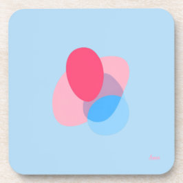 Posavasos de forma abstracta