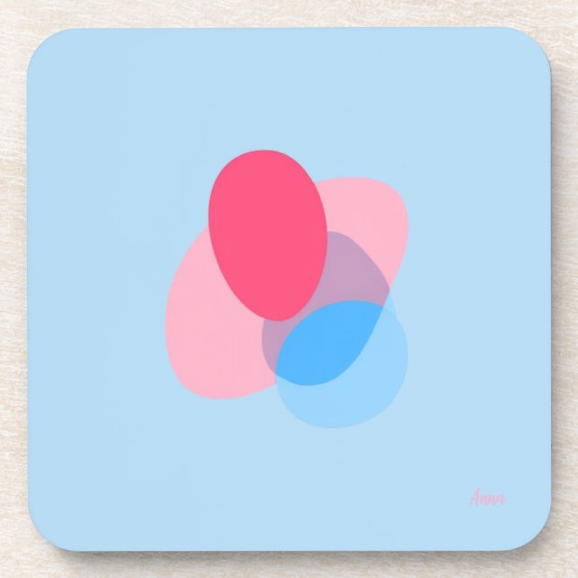 Posavasos de forma abstracta (Frente)