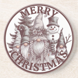 Posavasos de Gnomos de Navidad