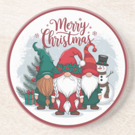 Posavasos de Gnomos de Navidad