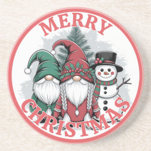 Posavasos de Gnomos de Navidad
