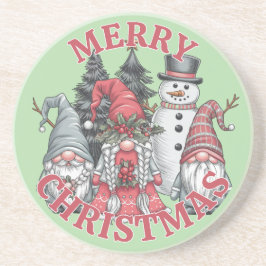 Posavasos de Gnomos de Navidad