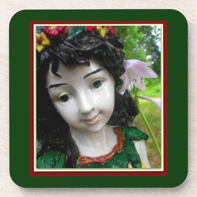 Posavasos de Hada de Jardín (Frente)