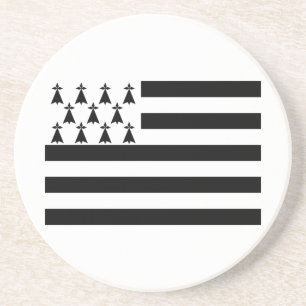 Posavasos de la bandera patriótica de Bretaña