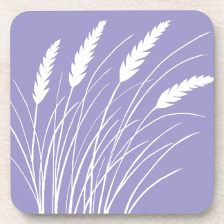 posavasos de lavanda con diseño de hierba de playa