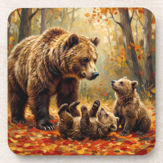 Posavasos de Mamá Osa y Cachorros