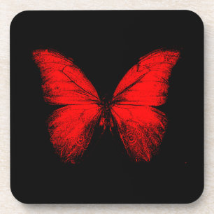 Posavasos de Mariposa Roja