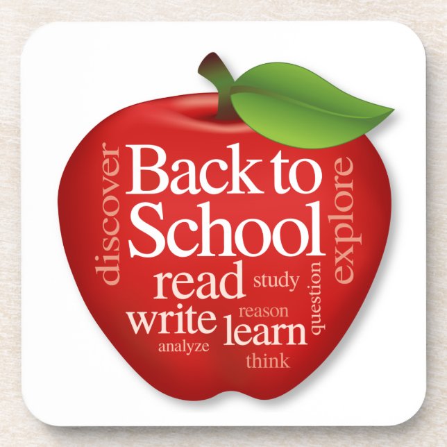 Posavasos De nuevo a escuela (Frente)