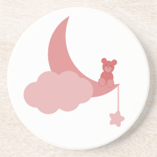 Posavasos de osito rosa pequeño