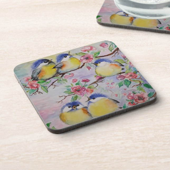 Posavasos de Pájaros Lindos (Lado Izquierdo)